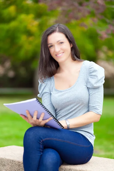 Ritratto di studente sorridente — Foto Stock