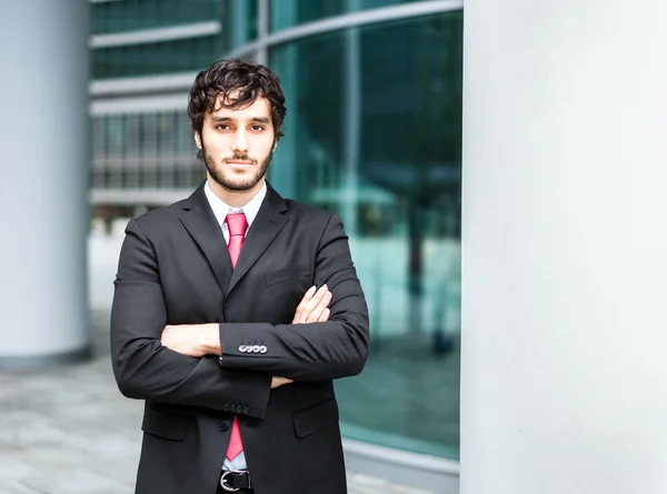 Bonito homem de negócios — Fotografia de Stock