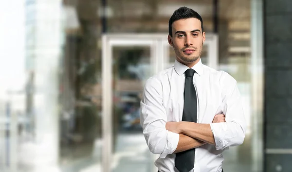 Un hombre de negocios seguro — Foto de Stock