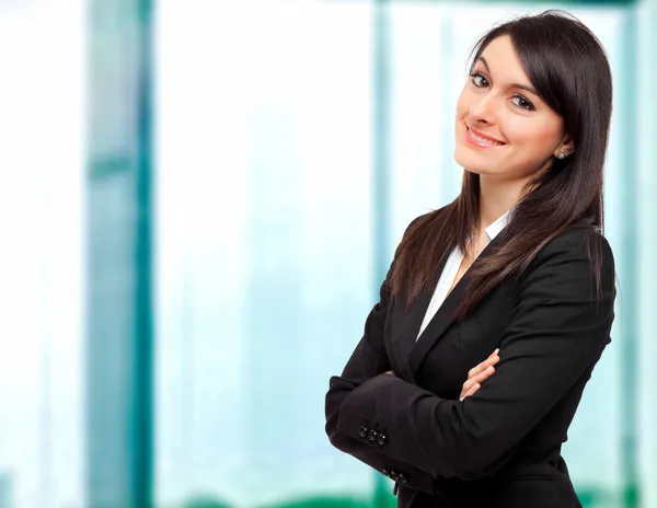 Mujer de negocios en la oficina — Foto de Stock