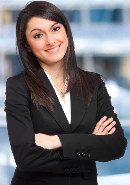 Mujer de negocios en la oficina —  Fotos de Stock