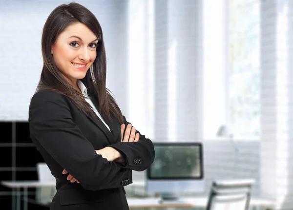 Business woman in office Stock Image