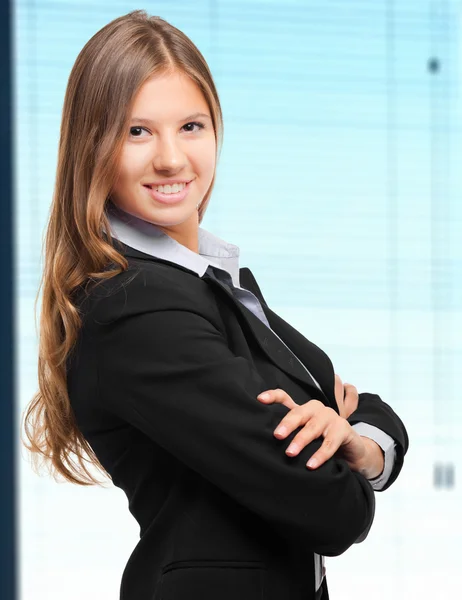 Mulher de negócios bonita — Fotografia de Stock