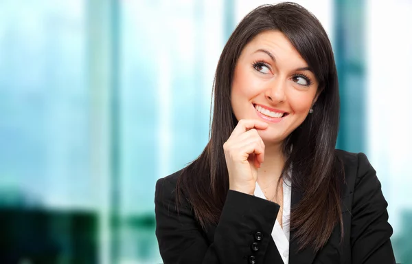 Businesswoman in a modern office — Stock Photo, Image