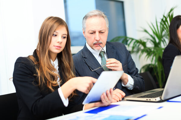 Бизнес-люди на работе