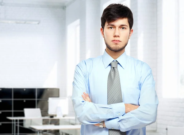 Homme d'affaires dans son bureau — Photo