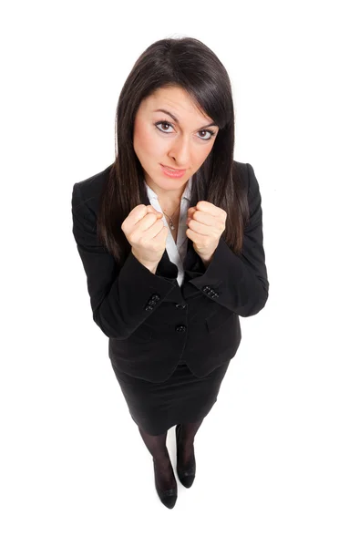 Angry businesswoman — Stock Photo, Image