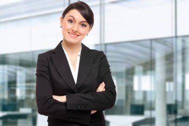 iş kadını ile çapraz kol