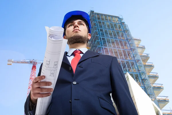 Handsome architect — Stock Photo, Image