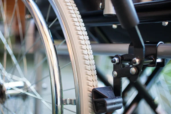 Детали инвалидного кресла — стоковое фото
