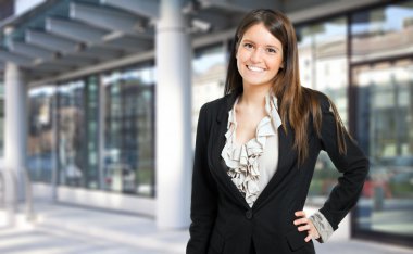 güzel iş kadını portre