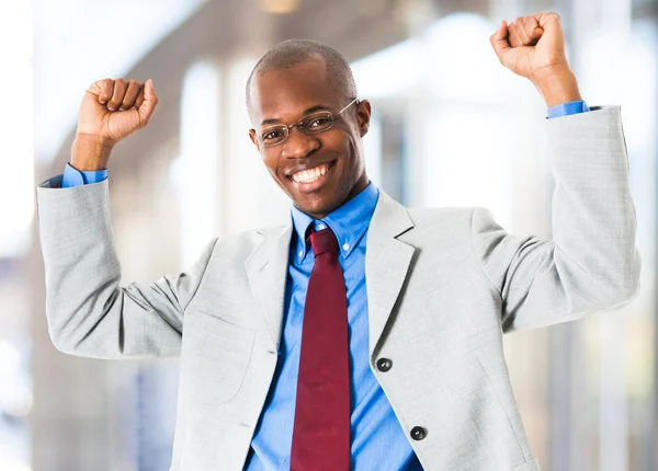 Feliz hombre de negocios — Foto de Stock