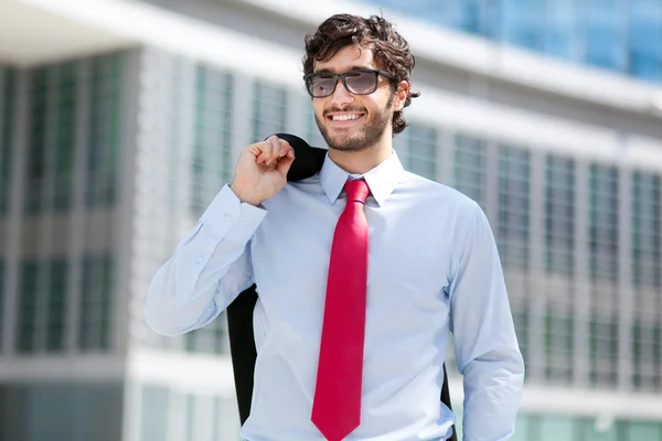 Young handsome businessman — Stock Photo, Image