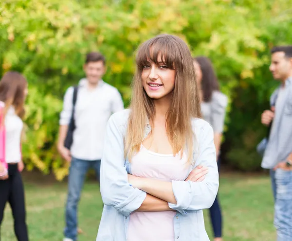 Student portret — Stockfoto