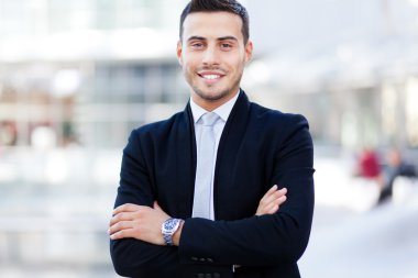 yakışıklı işadamı