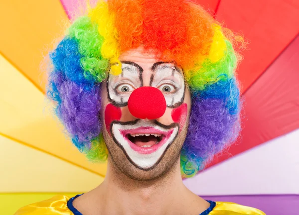 Funny clown — Stock Photo, Image