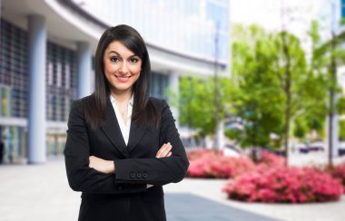 güzel iş kadını portre