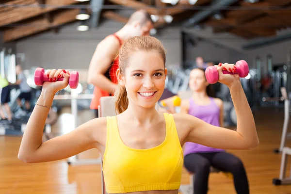 Woman doing fitness — Stock Photo, Image