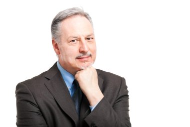 Handsome mature businessman
