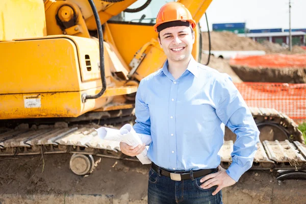 Smiling architect — Stock Photo, Image