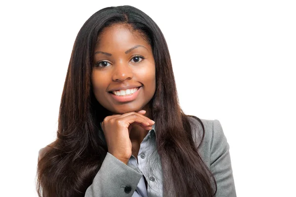 Hermosa mujer de negocios africana — Foto de Stock