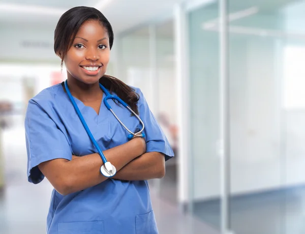 Junge Krankenschwester — Stockfoto