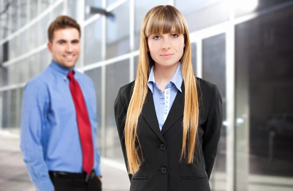 Business partners in an urban setting — Stock Photo, Image