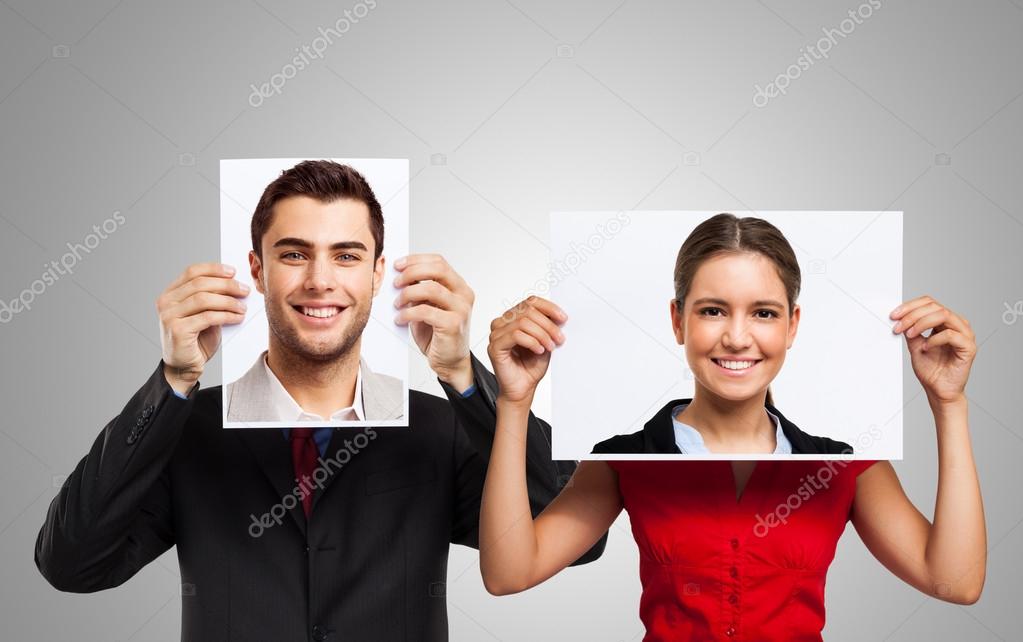 Couple changing their face