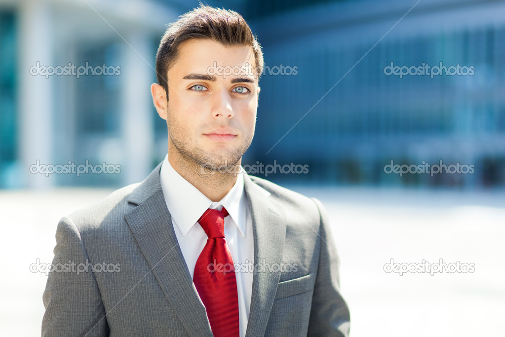 Businessman portrait outdoor