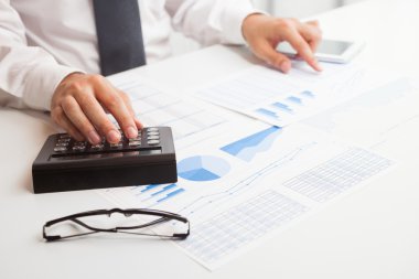 iş yerinde iş adamı