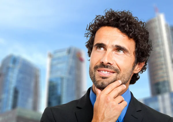 Businessman having an idea — Stock Photo, Image