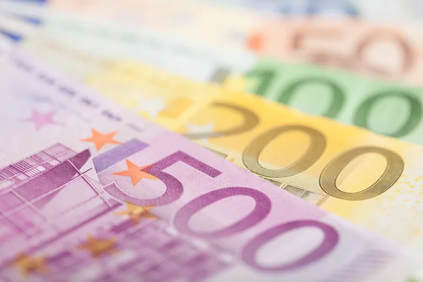 Billets en euros — Photo