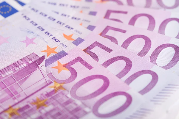 500 Euro bills — Stock Photo, Image