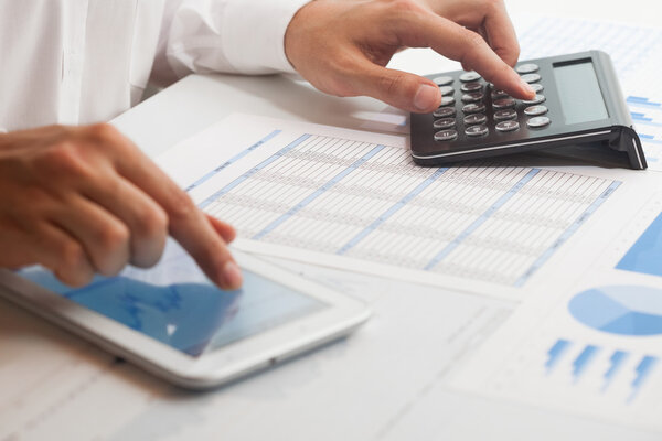 Бизнес-человек на работе
