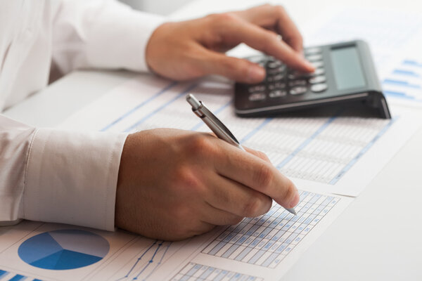 Бизнес-человек на работе
