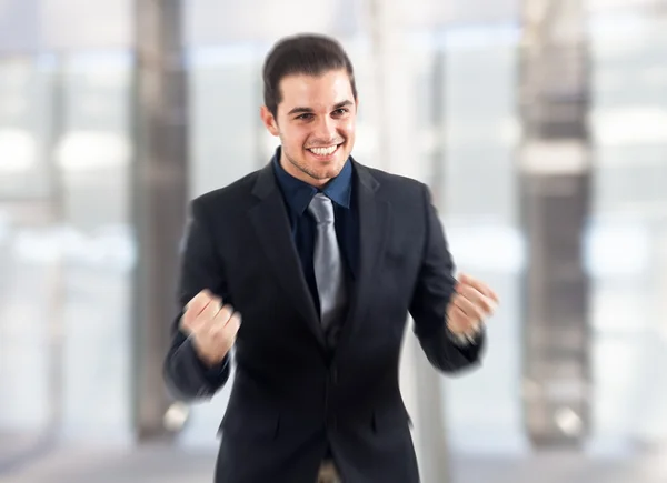 Exitoso hombre feliz — Foto de Stock