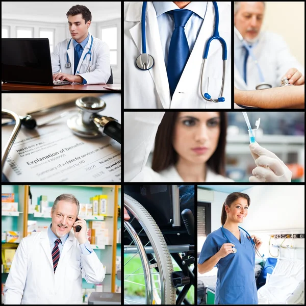 Medische collage — Stockfoto