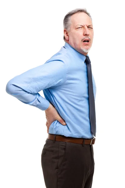 Man suffering for a backache — Stock Photo, Image