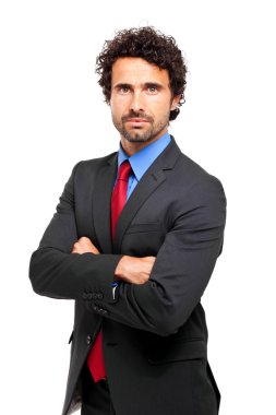 Handsome mature businessman