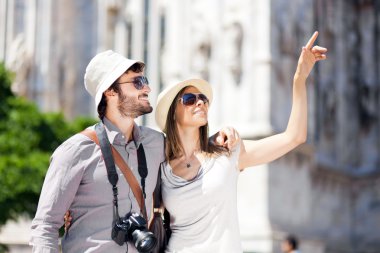 turistler iki şehir içinde