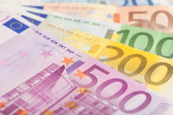 Euro bills — Stock Photo, Image