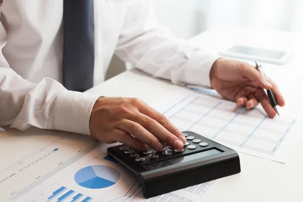 Accountant at work Stock Photo