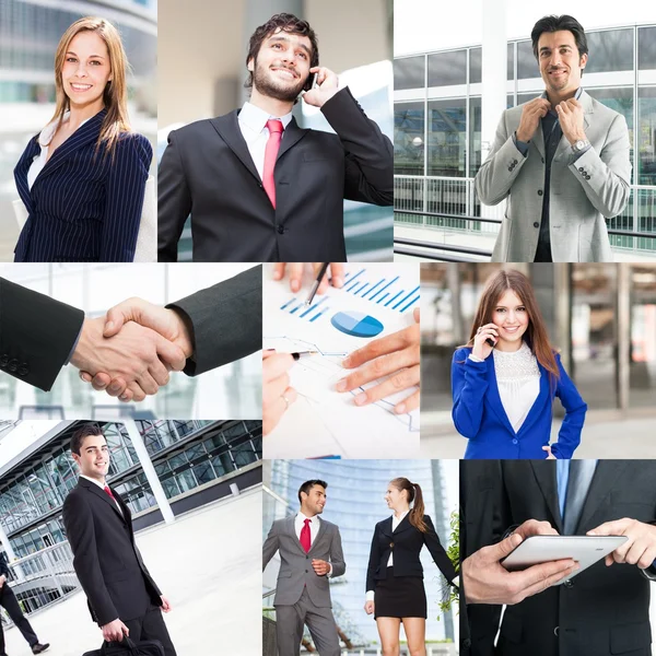 Business composition Stock Image