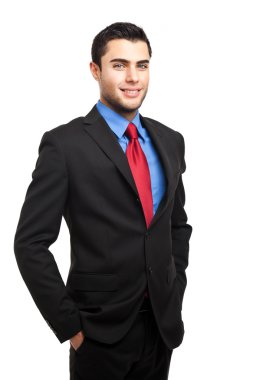 genç işadamı portresi