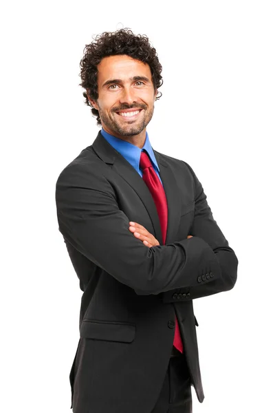 Retrato de hombre de negocios joven — Foto de Stock