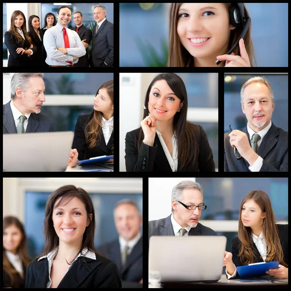 Empresários no trabalho — Fotografia de Stock