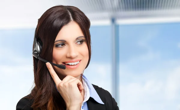 Customer representative at work — Stock Photo, Image