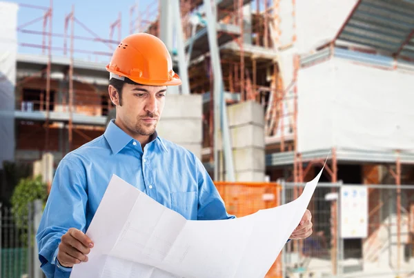 Arquitecto trabajando — Foto de Stock