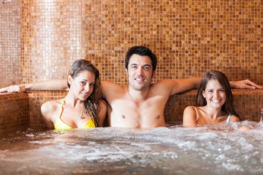 arkadaşlar rahatlatıcı Spa