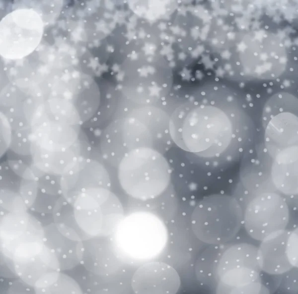Heldere Witte Xmas Achtergrond Met Sneeuw Vervaging — Stockfoto